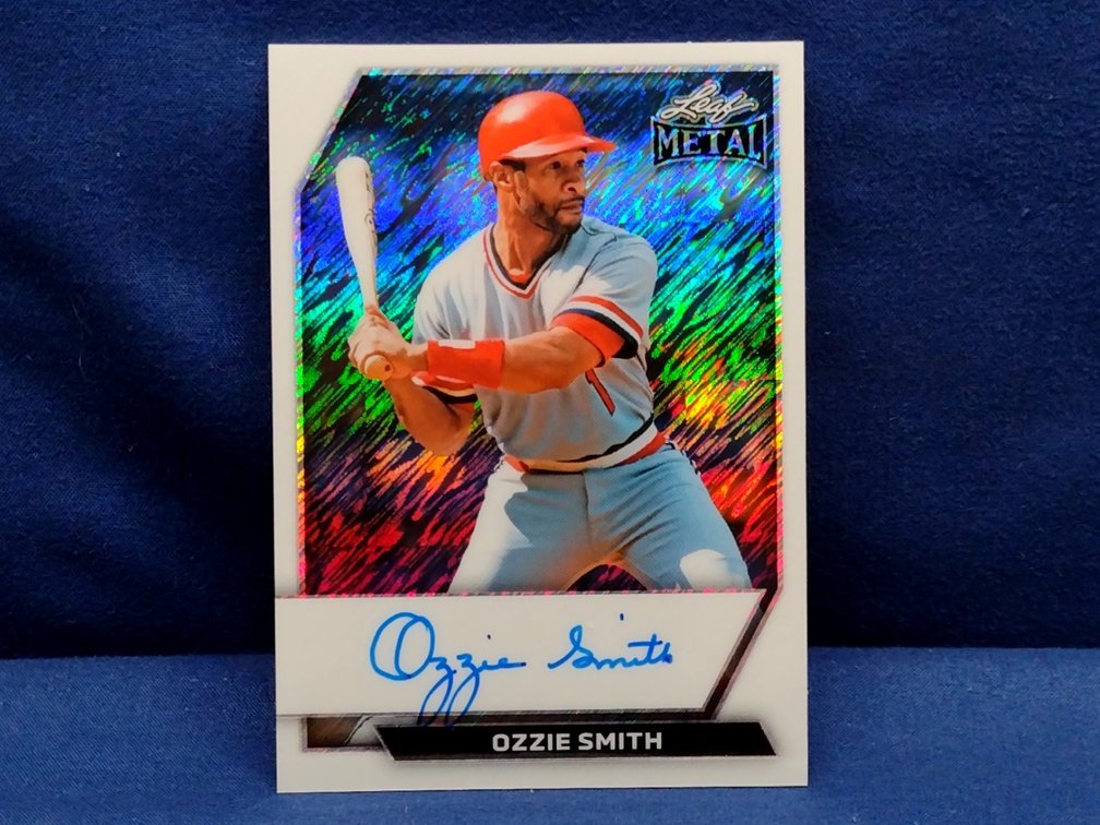 2026 Leaf Metal #OC-OS1 Ozzie Smith auto 3/7