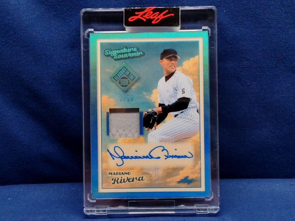 2026 Leaf Seasons in the Sun #SS-MR1 Mariano Rivera auto relic 2/10