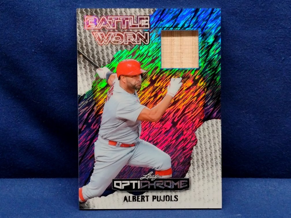 2025 Leaf Optichrome #BW-AP1 Albert Pujols relic 1/3
