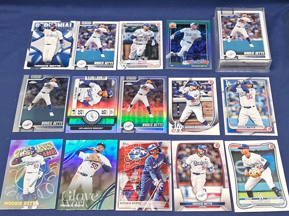 50 Mookie Betts cards