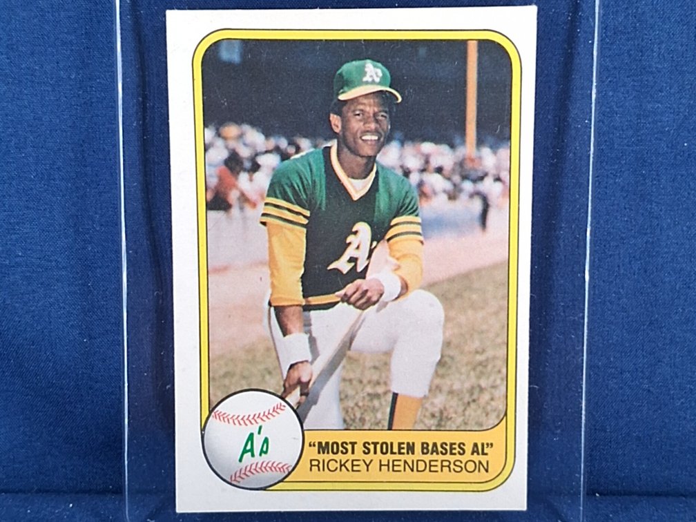 1981 Fleer #351 Rickey Henderson