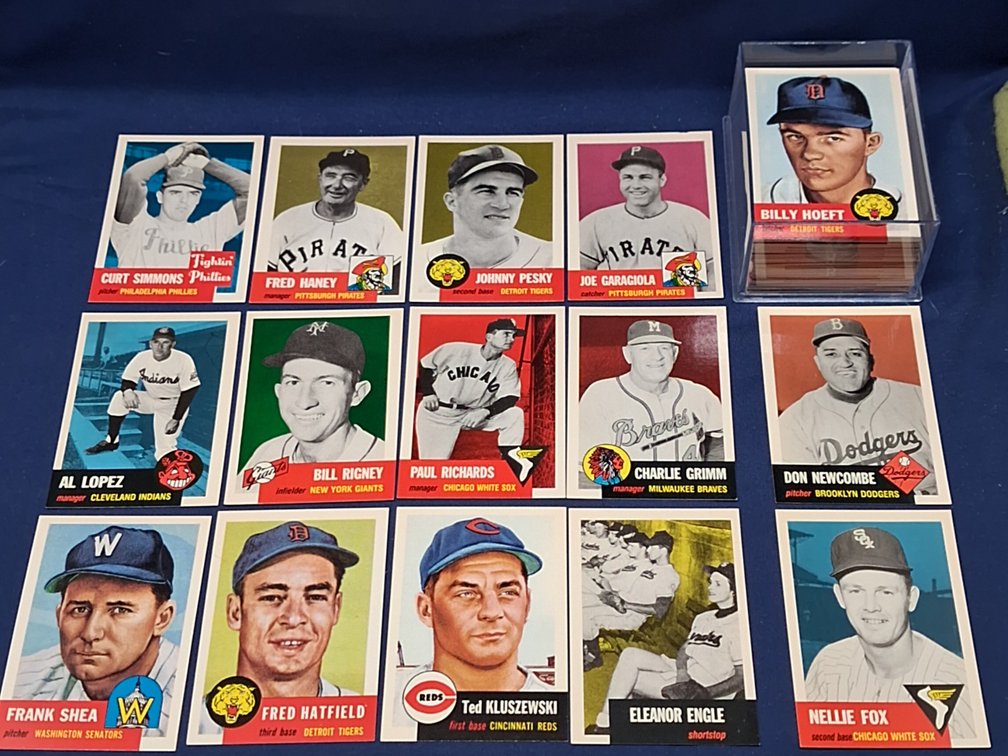 99 "1953 reprint" cards - released in 1991 by Topps