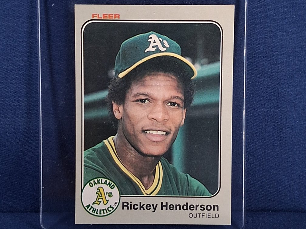 1983 Fleer #519 Rickey Henderson