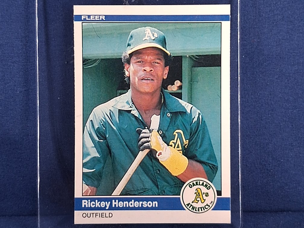 1984 Fleer #447 Rickey Henderson
