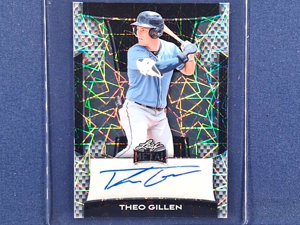 #5 MLB prospect - Theo Gillen (White Sox) - 2025 Leaf Metal #BA-TG1 auto 3/5