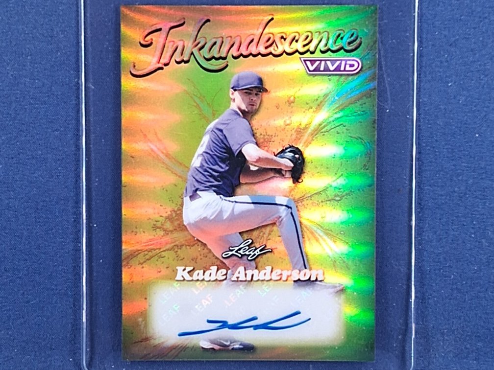 #6 MLB prospect - Kade Anderson (Mariners) - 2026 Leaf Vivid #I-KA1 auto 1/1