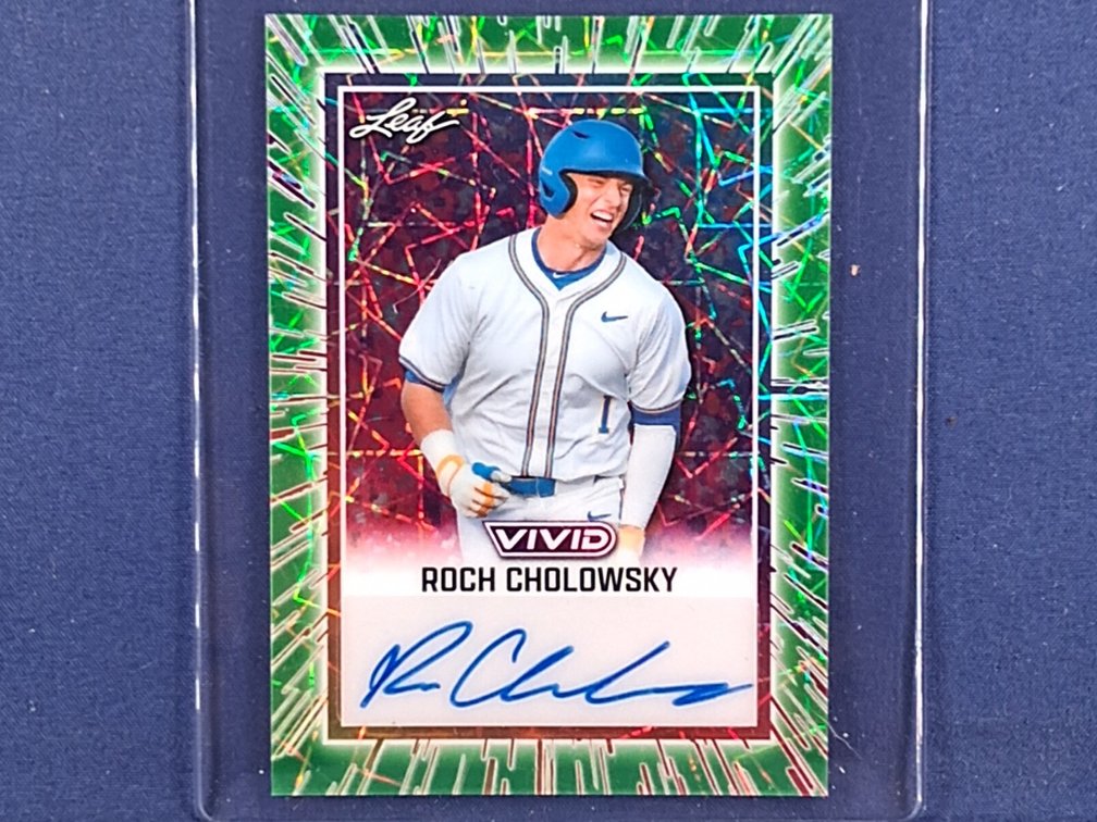 #7 MLB prospect - Roch Cholowsky (White Sox) - 2025 Leaf Vivid #BA-RC2 auto 7/8