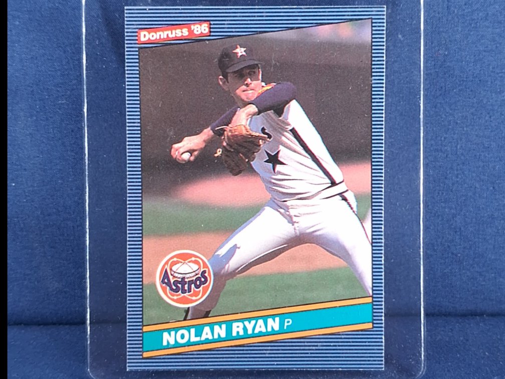 1986 Donruss #258 Nolan Ryan