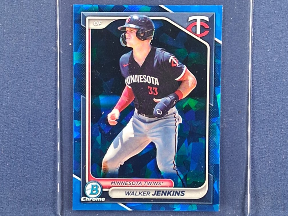 #10 MLB prospect - Walker Jenkins (Twins) - 2024 Bowman Chrome Sapphire #BCP-204