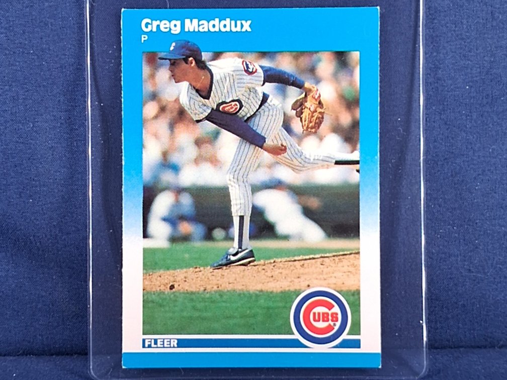 1987 Fleer Update #U-68 Greg Maddux RC