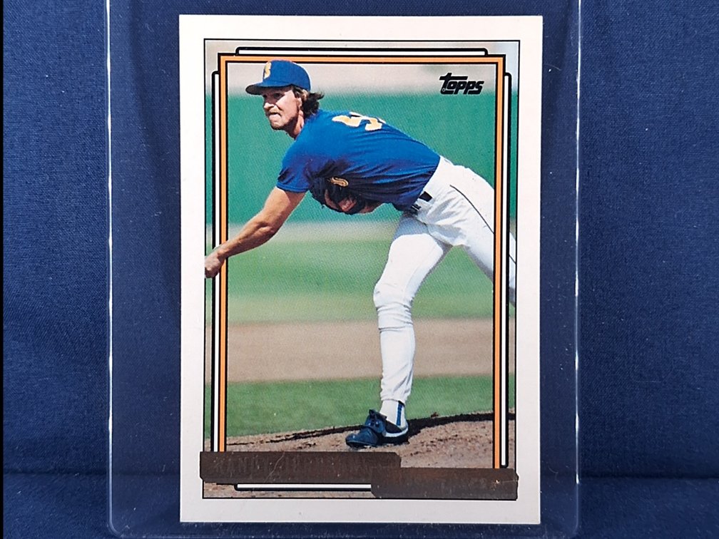 1992 Topps #525 Randy Johnson - gold winner
