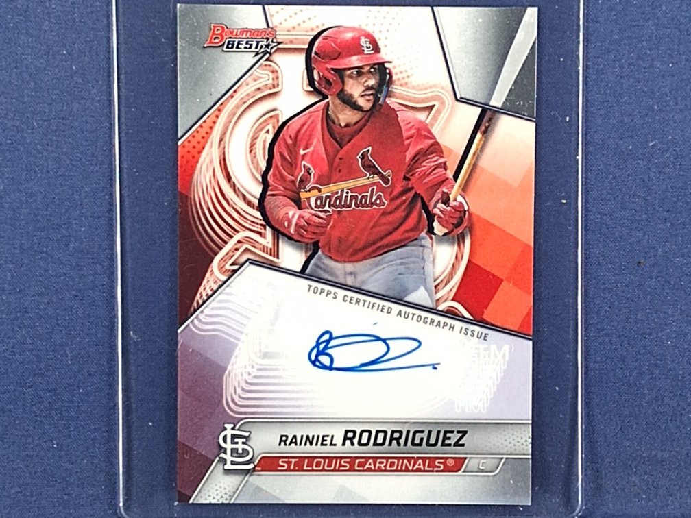 #25 MLB prospect - Rainiel Rodriguez (Cardinals) - 2025 Bowman's Best #B25-RR auto