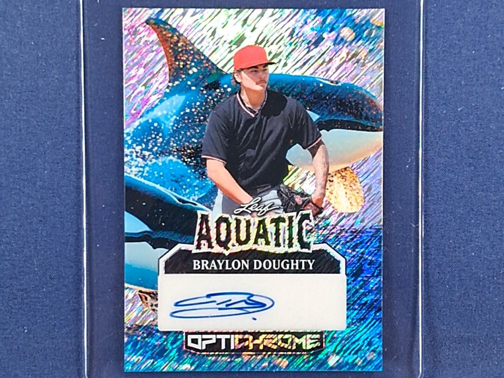 #37 MLB prospect - Braylon Doughty (Guardians) - 2025 Leaf Optichrome #AA-BD1 auto 1/1