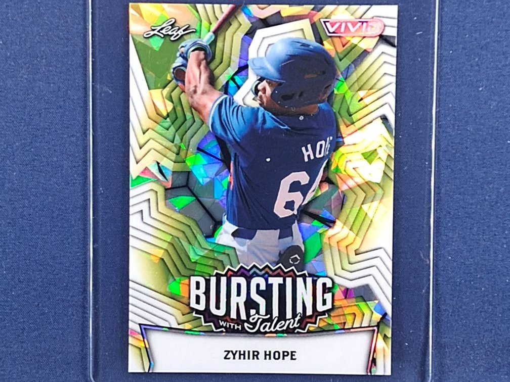 #38 MLB prospect - Zyhir Hope (Tigers) - 2025 Leaf Vivid #TB-54 - 1/1