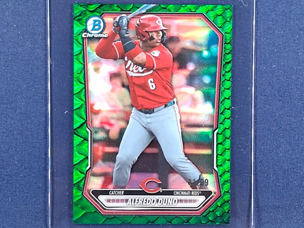 #39 MLB prospect - Alfredo Duno (Reds) - 2026 Bowman Chrome #BCP-235 reptilian refractor 11/99