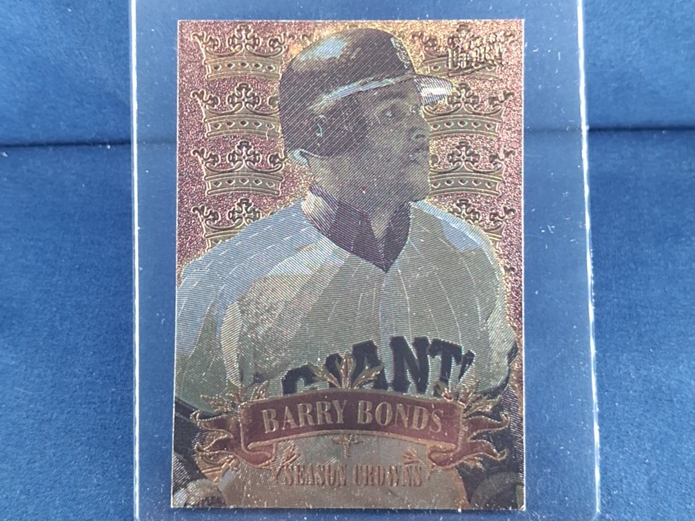 1997 Fleer Ultra #3 Barry Bonds "Season Crowns"