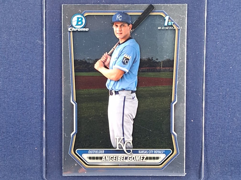 #46 MLB prospect - Angeibel Gomez (Royals) - 2026 Bowman Chrome #BCP-194 - 1st Bowman