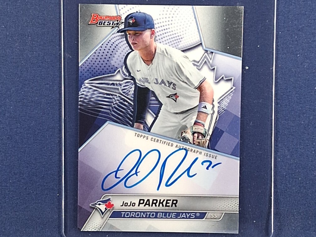 #52 MLB prospect - Jojo Parker (Blue Jays) - 2025 Bowman's Best #B25-JP auto