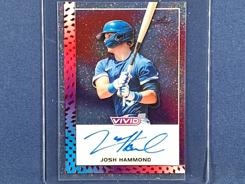 #54 MLB prospect - Josh Hammond (Royals) - 2026 Leaf Vivid #CA-JH2 auto 1/1