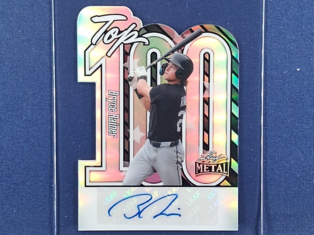 #72 MLB prospect - Bryce Rainer (Tigers) - 2025 Lead Metal #T-BR1 auto 9/35