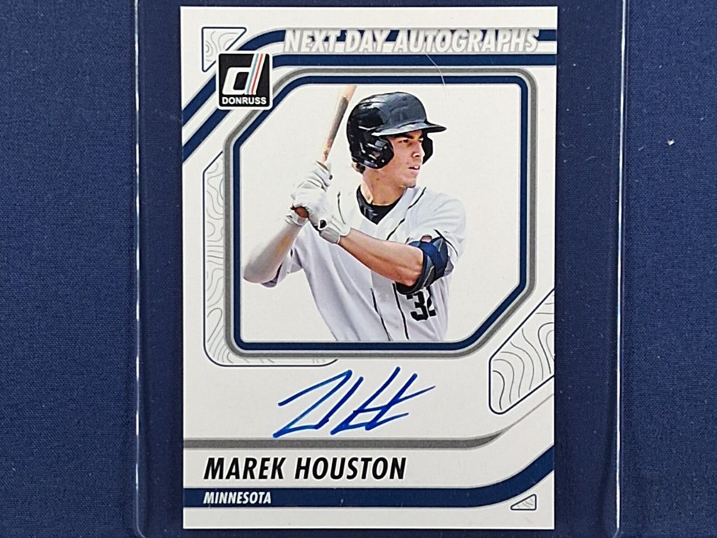 #89 MLB prospect - Marek Houston (Twins) - 2026 Panini Donruss #ND-MH auto