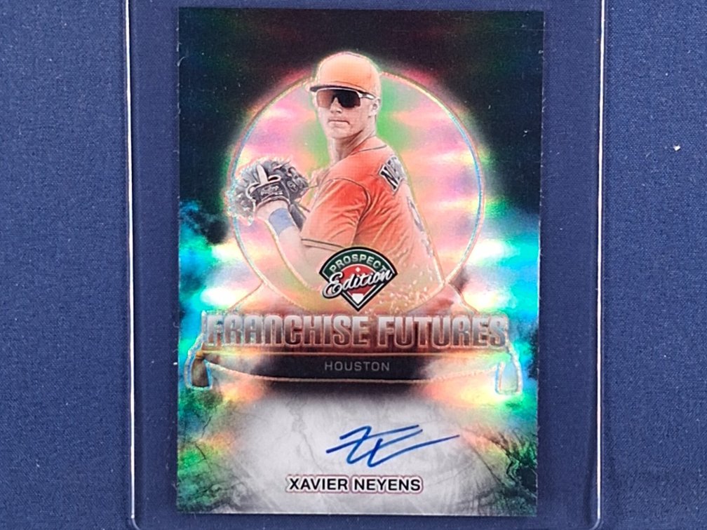 #99 MLB prospect - Xavier Neyens (Astros) - 2025 Panini MLB prospect Edition #FFS-XN auto