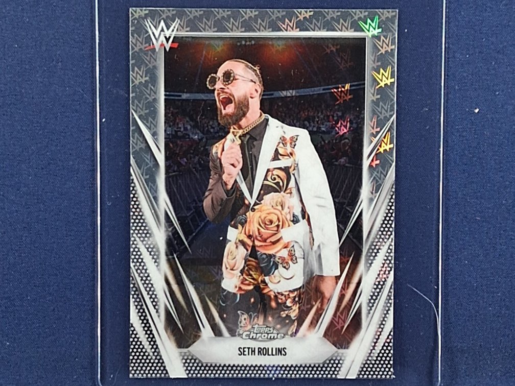 2026 Topps Chrome WWE Logofractor #40 Seth Rollins