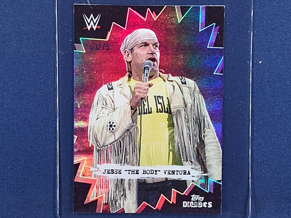2026 Topps Decades WWE #166 Jesse "The Body" Ventura 63/75