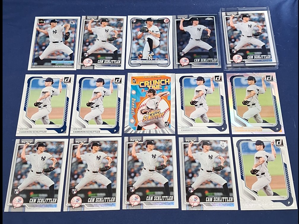 20 Cam Schlittler cards