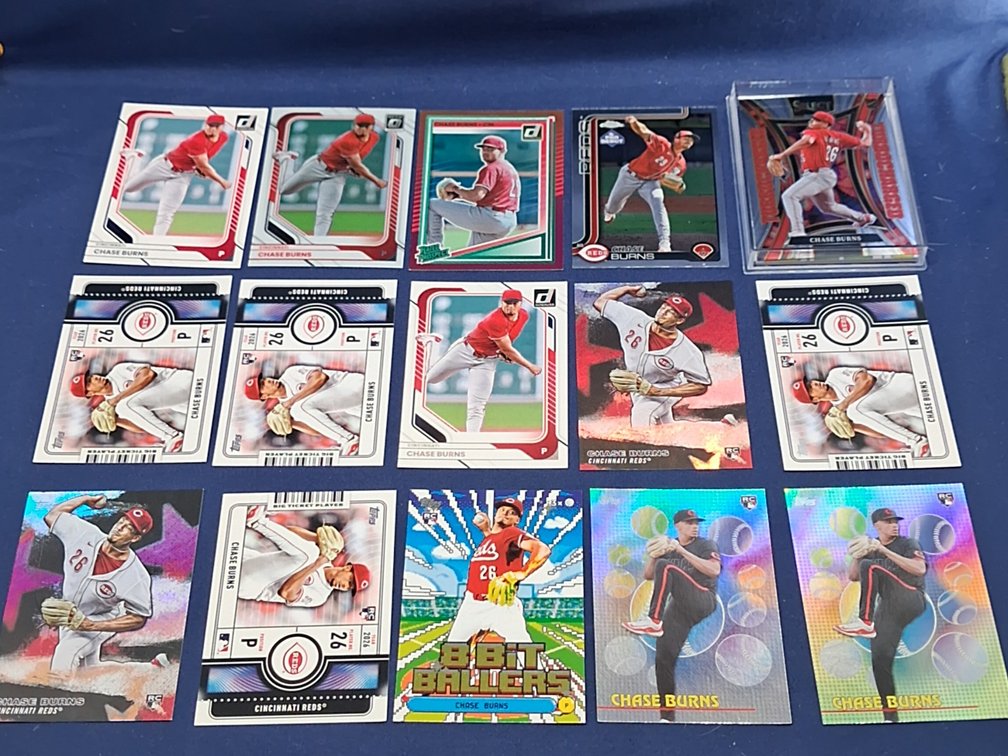 20 Chase Burns cards