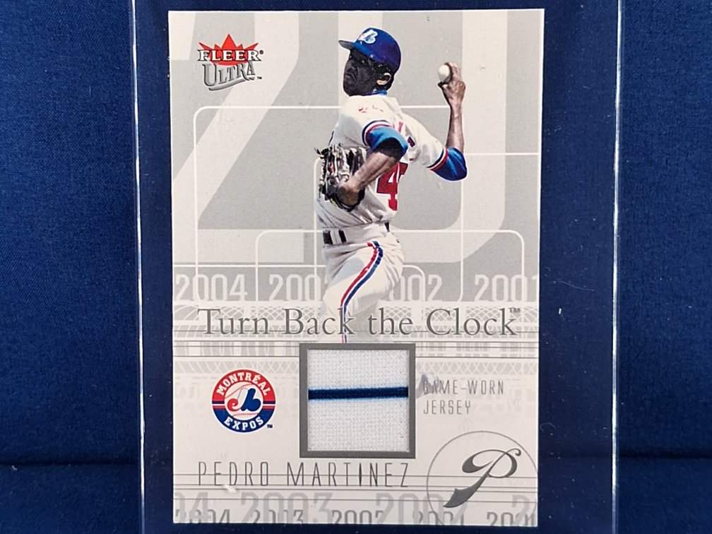 2004 Fleer Ultra #TBC-PM Pedro Martinez relic 156/199