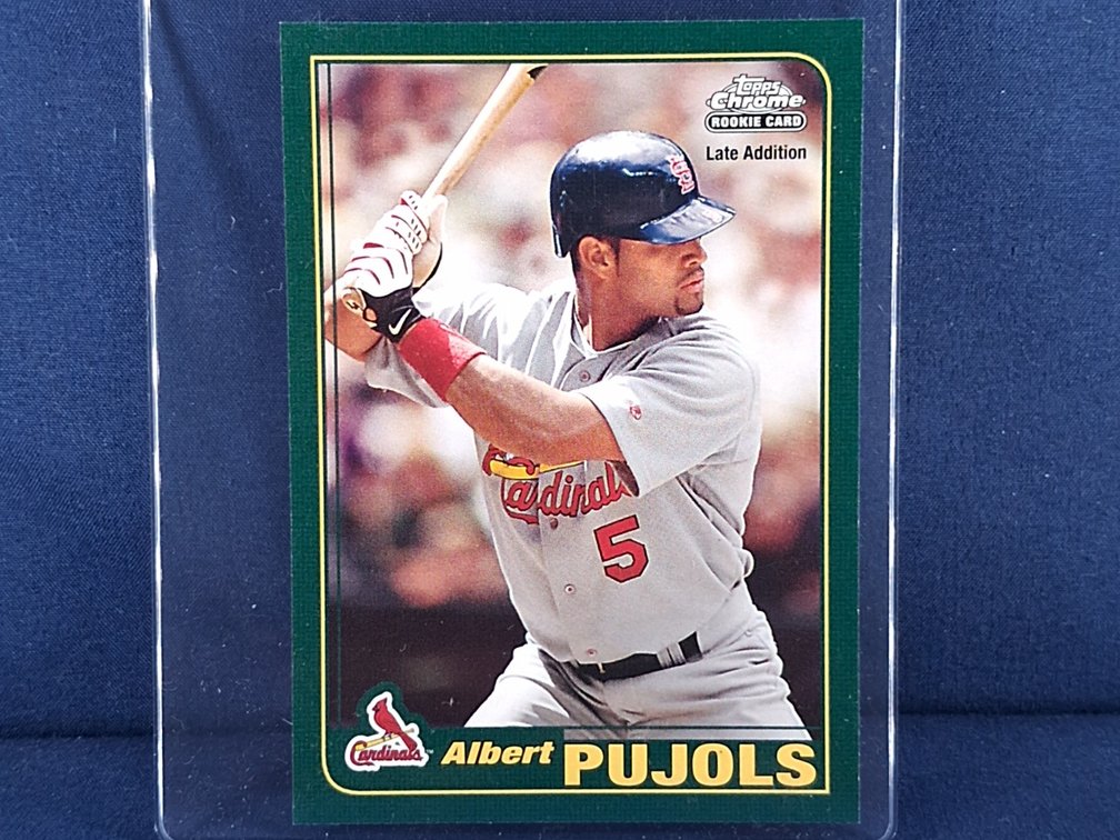 2006 Topps #596 Albert Pujols - Rookie of the Week