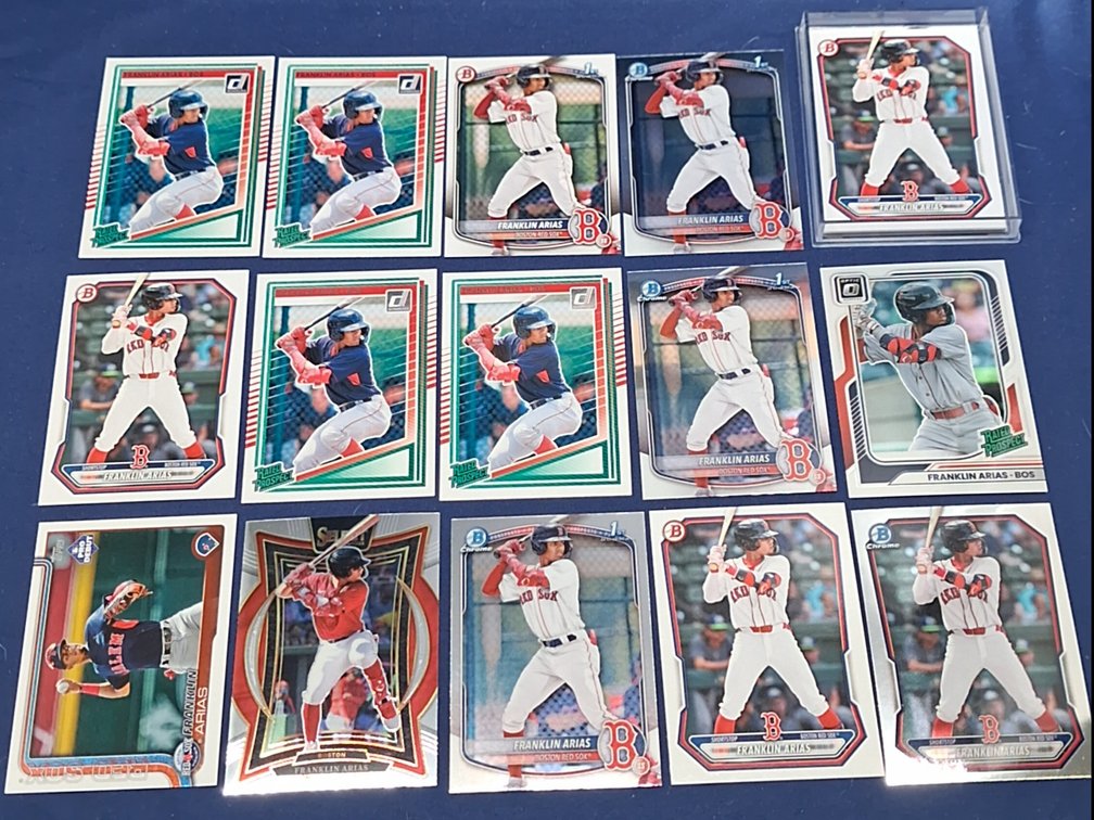 20 Franklin Arias cards