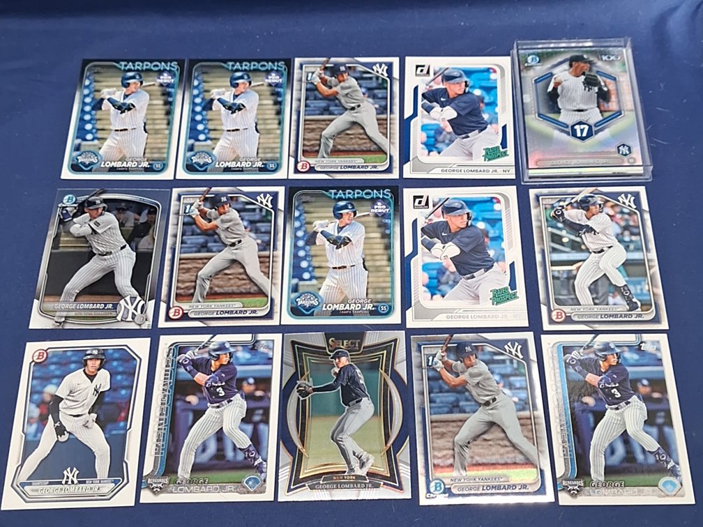20 George Lombard Jr. cards