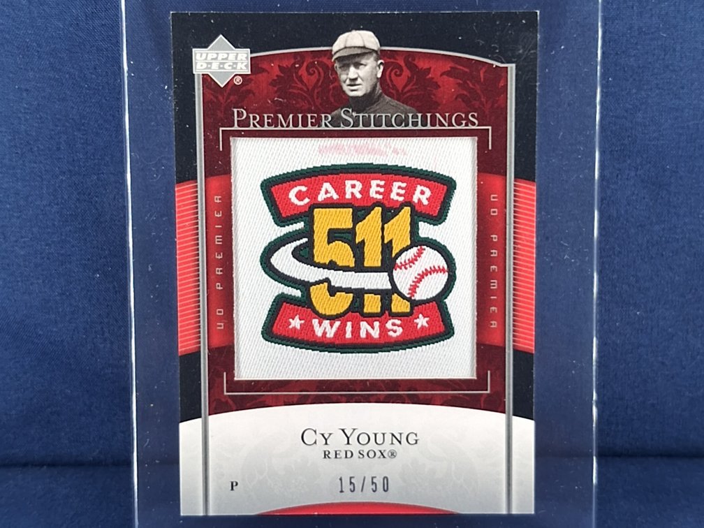 2007 Upper Deck Premier #PS-16 Cy Young patch 15/50