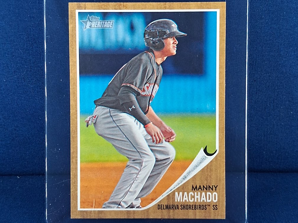 2011 Topps Heritage Minor League #161 Manny Machado