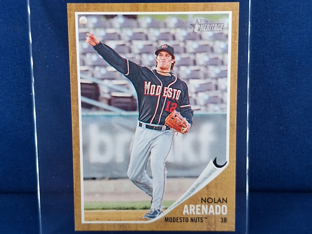 2011 Topps Heritage Minor League #53 Nolan Arenado