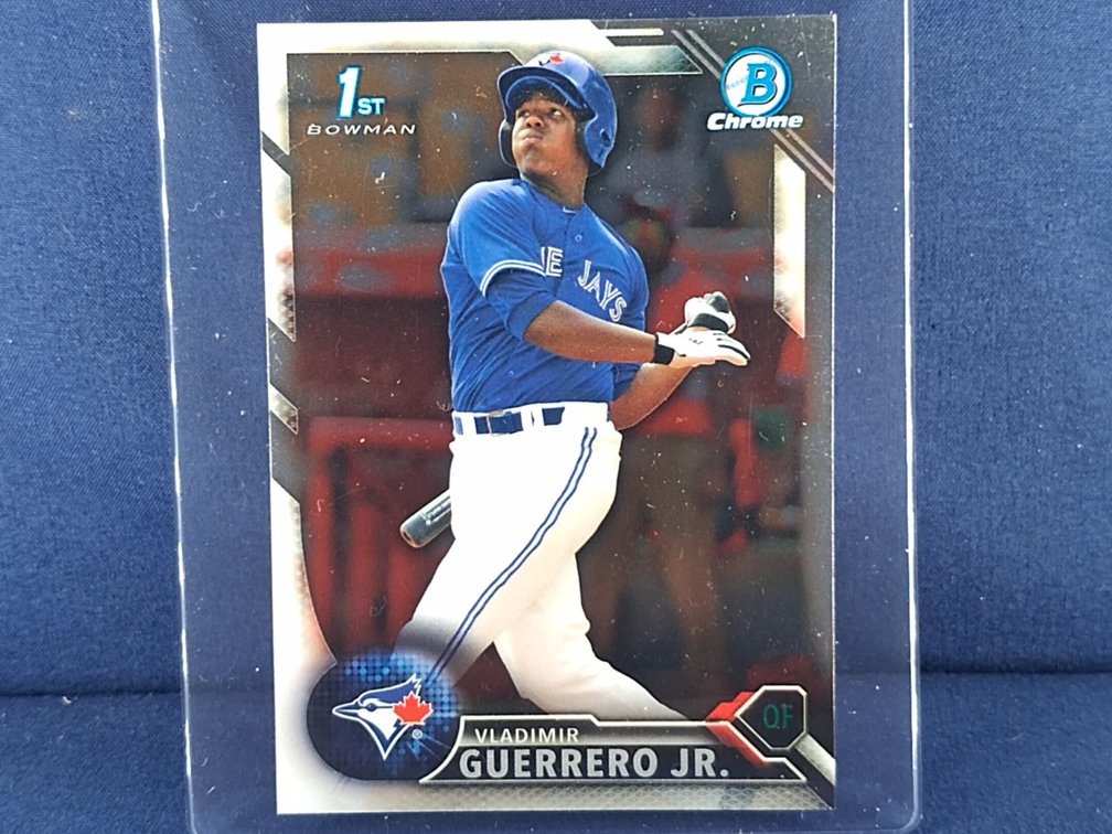 2016 Bowman #BCP-55 Vladimir Guerrero Jr. - 1st Bowman - chrome