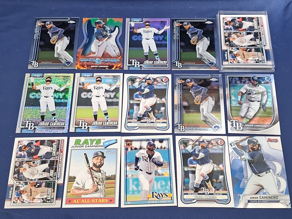 20 Junior Caminero cards