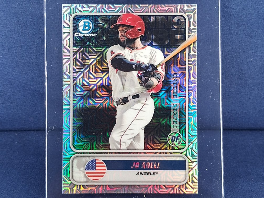2020 Bowman #STG-JA Jo Adell "Spanning the Globe" mojo refractor