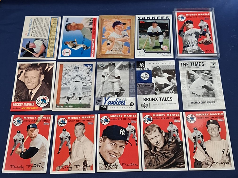 20 Mickey Mantle cards