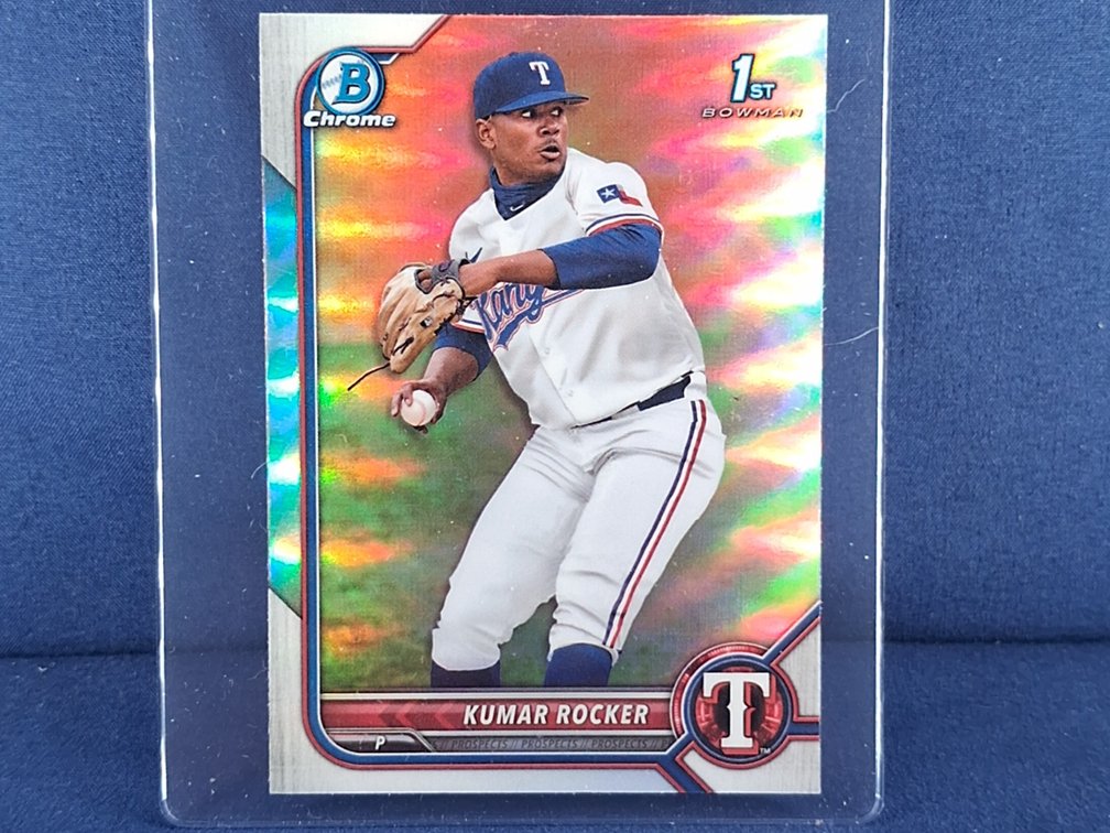 2022 Bowman Draft #BDC-164 Kumar Rocker - 1st Bowman - refractor
