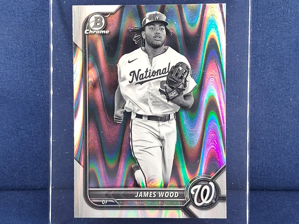 2022 Bowman Draft #BDC-171 James Wood raywave refractor