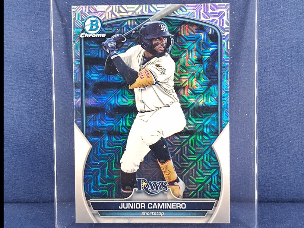 2023 Bowman #BCP-162 Junior Caminero - mojo refractor