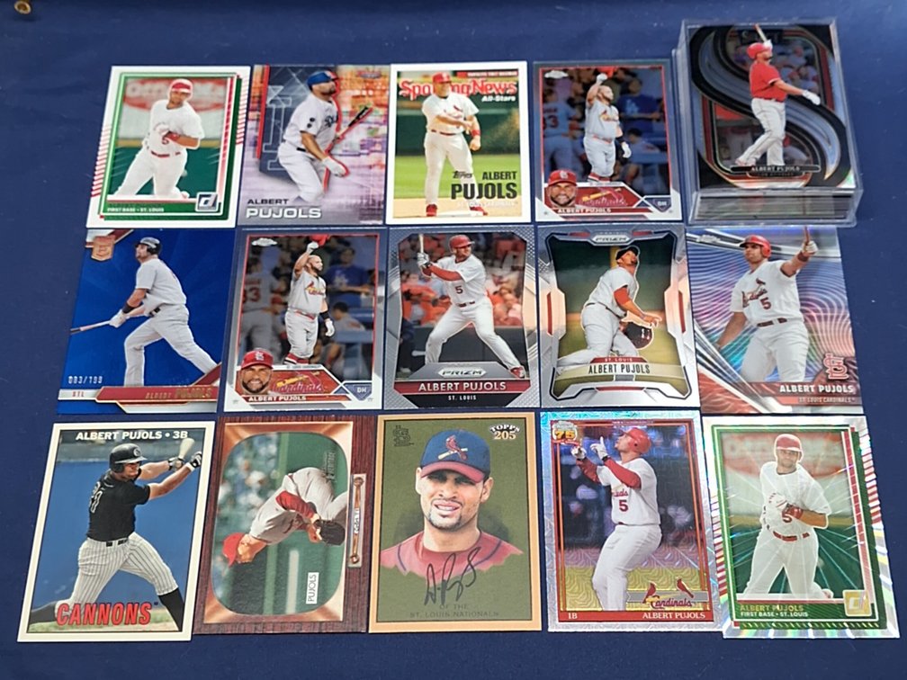 50 Albert Pujols cards