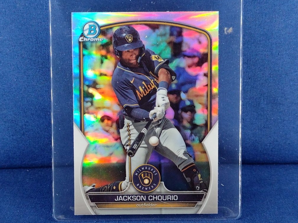 2023 Bowman Draft #BDC-156 Jackson Chourio refractor