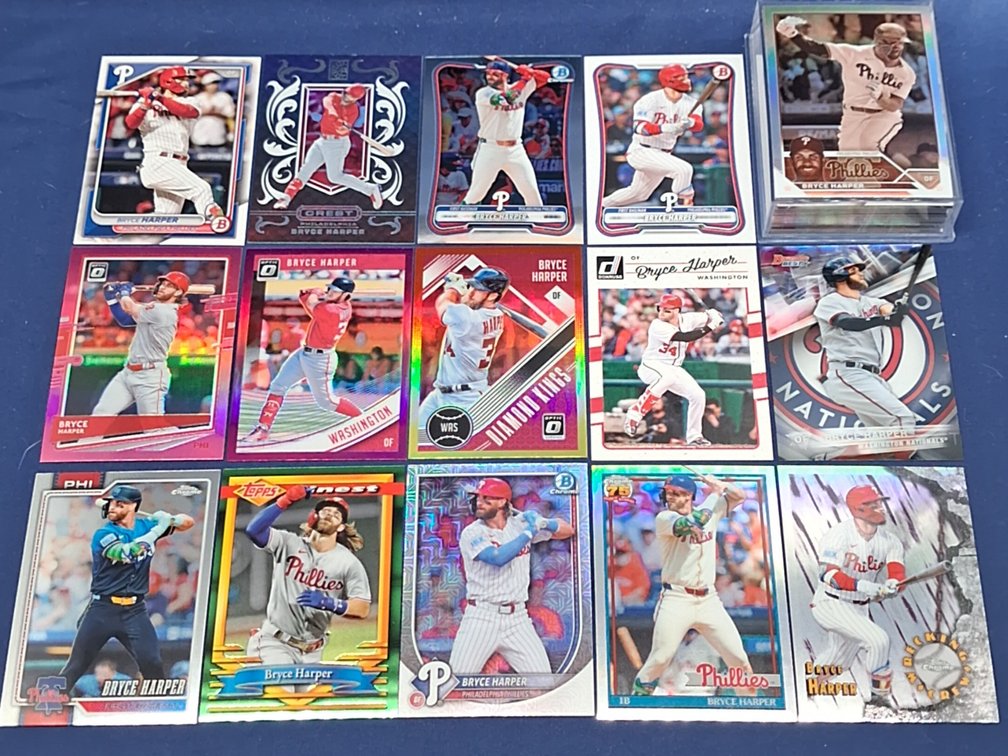 50 Bryce Harper cards