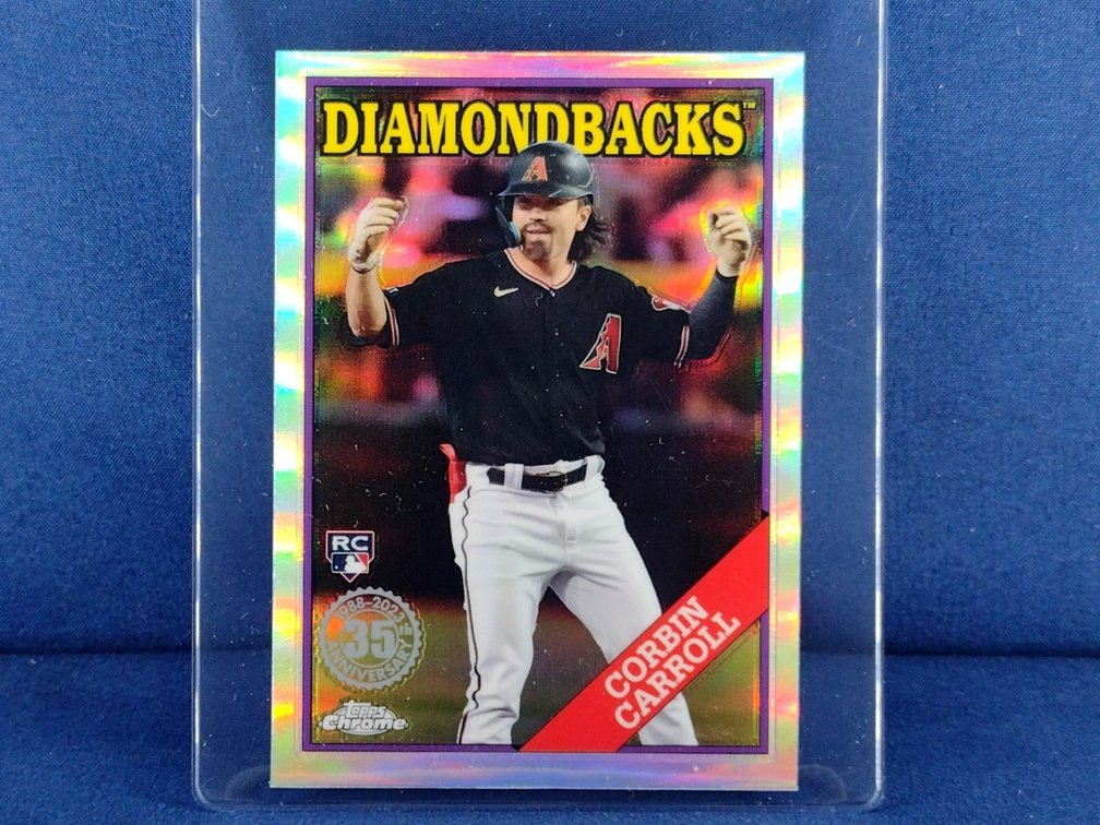 2023 Topps Chrome Update #88CU-20 Corbin Carroll RC - "1988 throwback" refractor