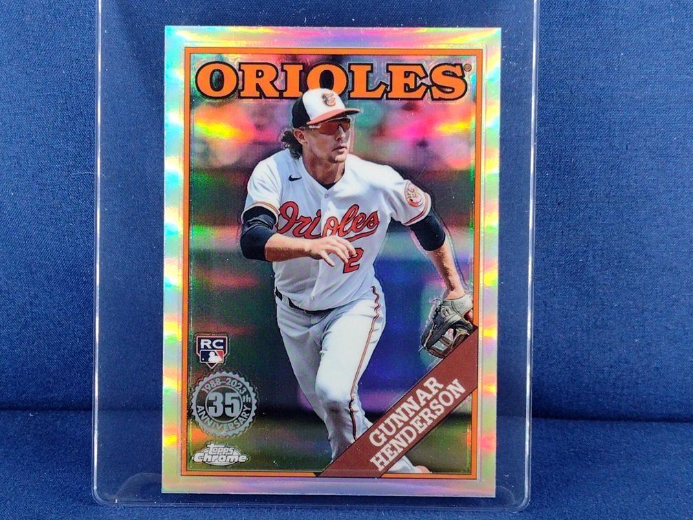 2023 Topps Chrome Update #88CU-8 Gunnar Henderson RC "1988 throwback" refractor