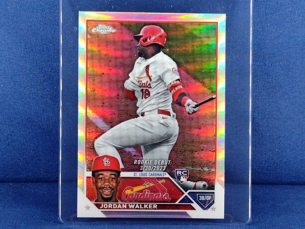 2023 Topps Chrome Update #USC150 Jordan Walker RC refractor